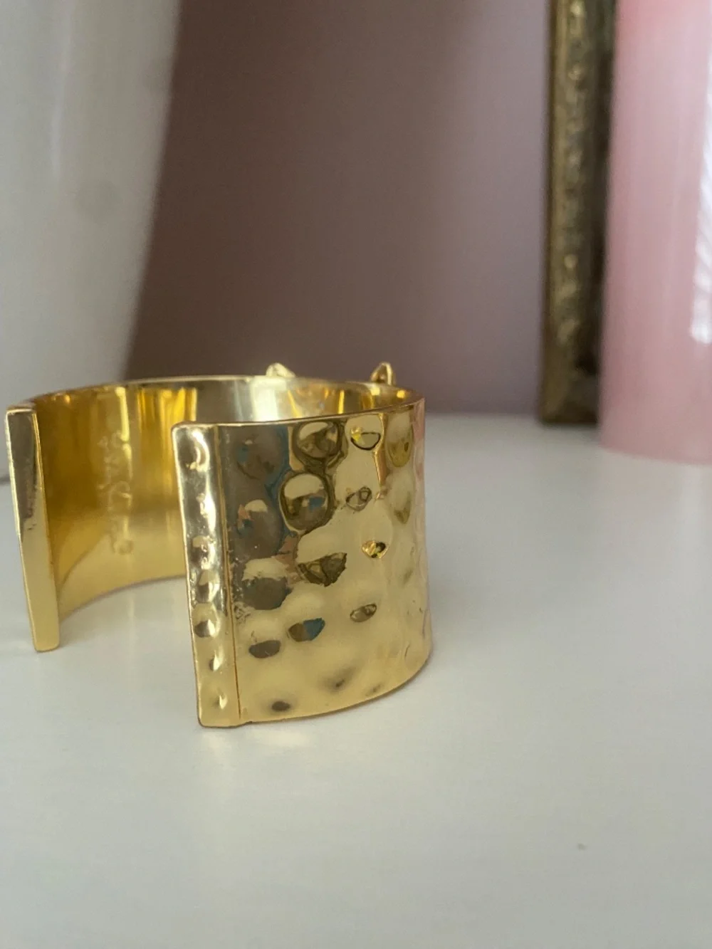 Lilly Pulitzer Gold Hammered Starfish Bangle Bracelet